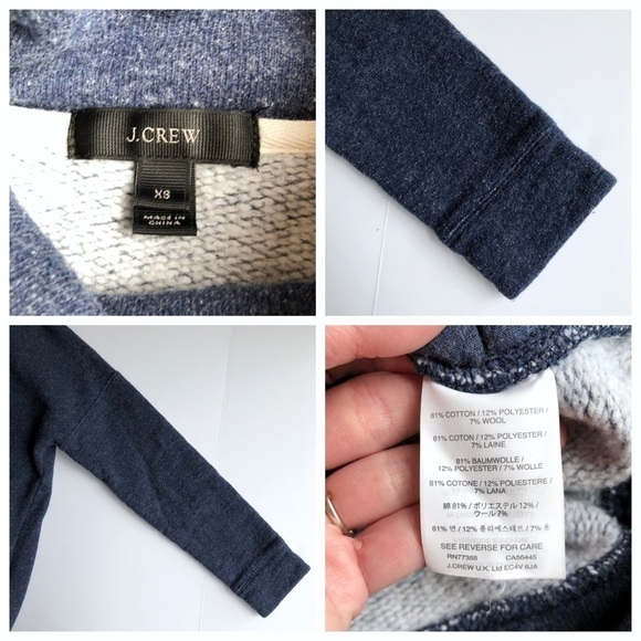 J. Crew Cowl Neck Sweatshirt - Picture 7 of 8